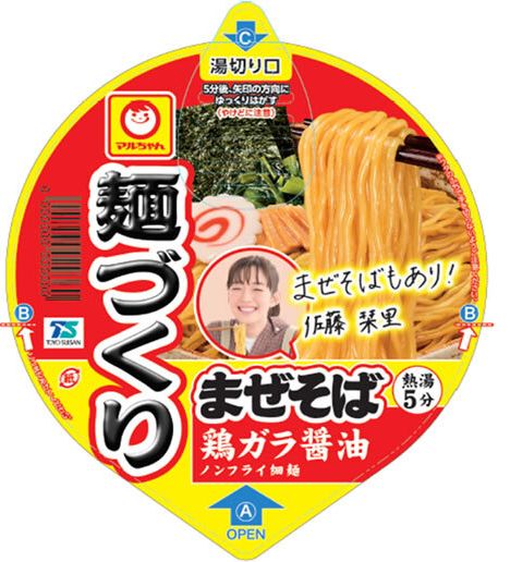 東洋水産「マルちゃん　麺づくり　まぜそば　鶏ガラ醤油」