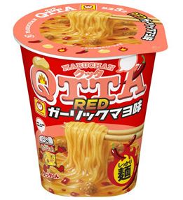 東洋水産「MARUCHAN　QTTAクッタ　REDガーリックマヨ味」