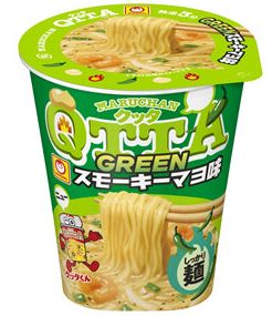 東洋水産「MARUCHAN　QTTAクッタ　GREENスモーキーマヨ味」