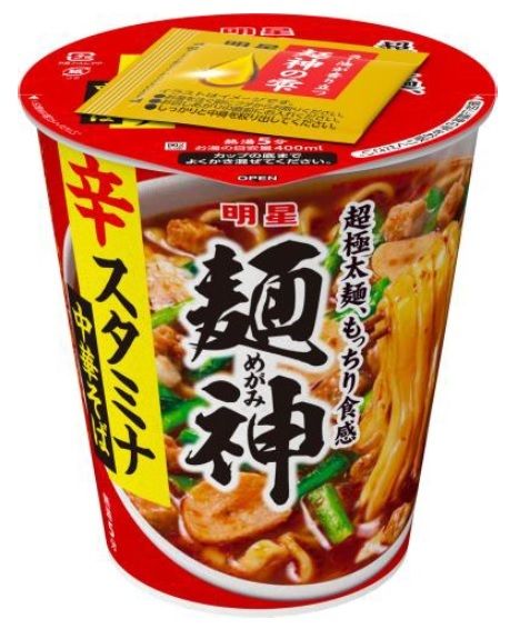 明星食品｢明星 麺神カップ 辛スタミナ中華そば｣