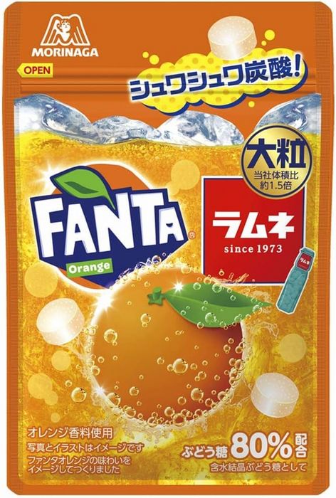 森永製菓　大粒ラムネ＜ファンタオレンジ＞