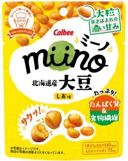 カルビー　miino（ミーノ）大豆 しお味