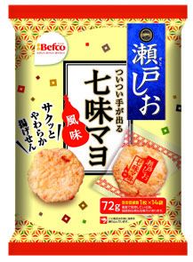 栗山米菓　瀬戸しお 七味マヨ風味