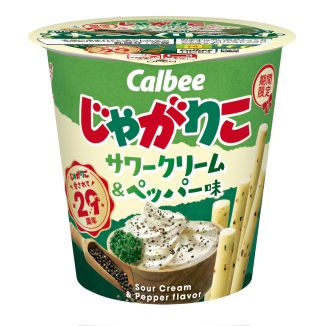 カルビー　じゃがりこサワークリーム＆ペッパー味