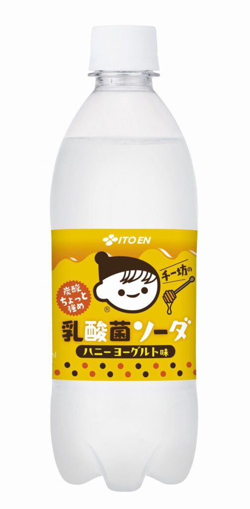 伊藤園　チー坊の乳酸菌ソーダ 炭酸ちょっと強め ハニーヨーグルト味