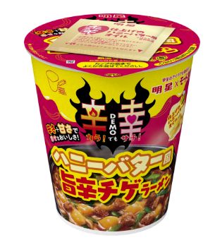 明星食品　明星 モード学園コラボ 辛DEMO幸ハニーバター風旨辛チゲラーメン