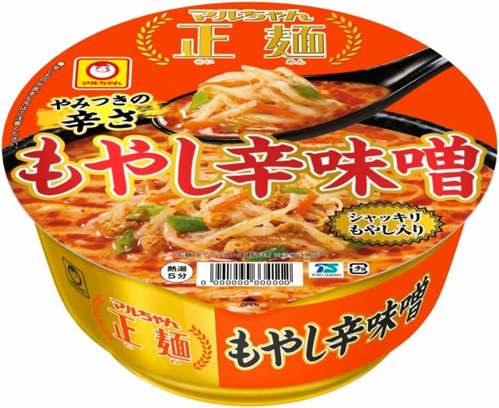 東洋水産　マルちゃん正麺 カップ もやし辛味噌