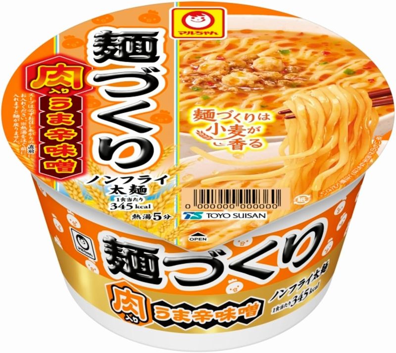 東洋水産 マルちゃん 麺づくり 肉入りうま辛味噌