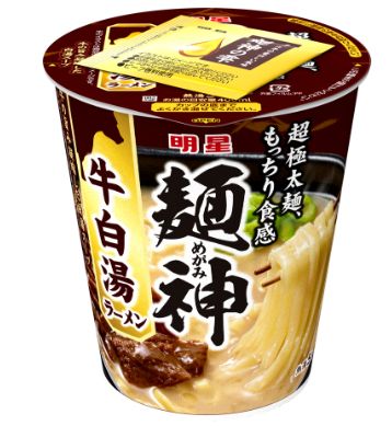 明星食品　明星 麺神カップ 牛白湯ラーメン