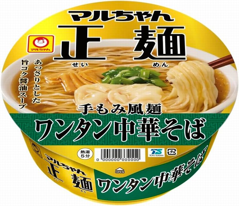 東洋水産　マルちゃん正麺 カップ ワンタン中華そば