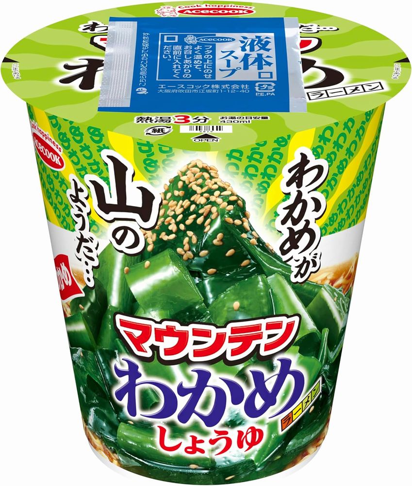 エースコック マウンテンわかめラーメン しょうゆ