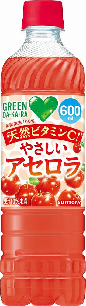 サントリー　ＧＲＥＥＮ ＤＡ･ＫＡ･ＲＡ やさしいアセロラ