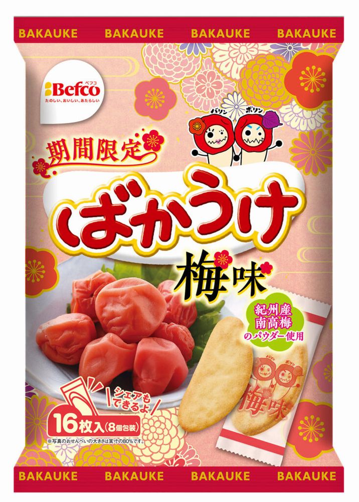 栗山米菓　ばかうけ 梅味