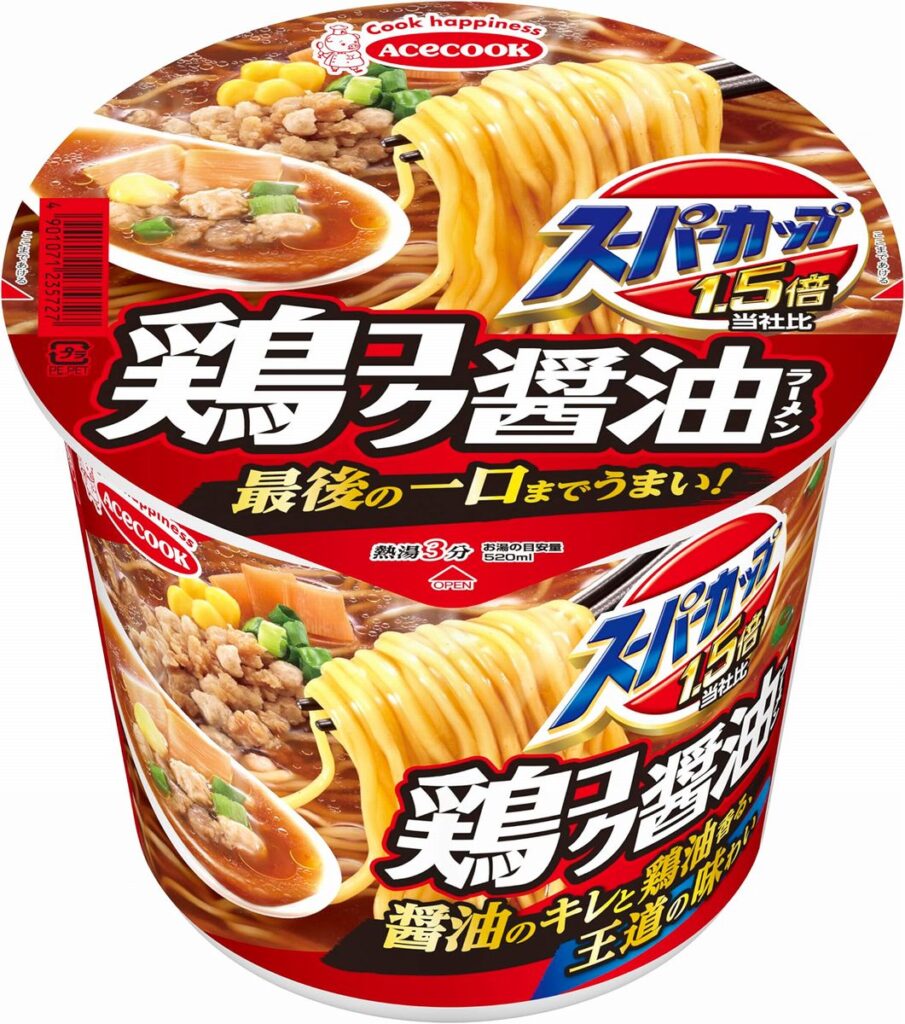 エースコック スーパーカップ1.5倍 しょうゆラーメン