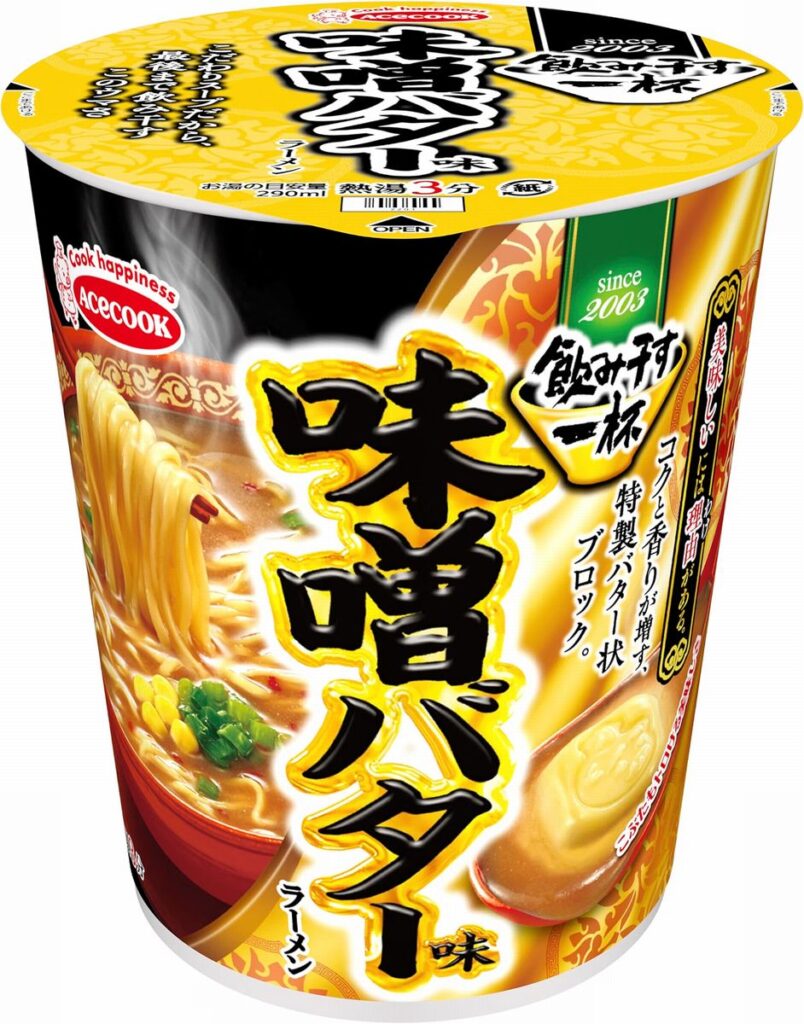 エースコック　飲み干す一杯・味噌バター味